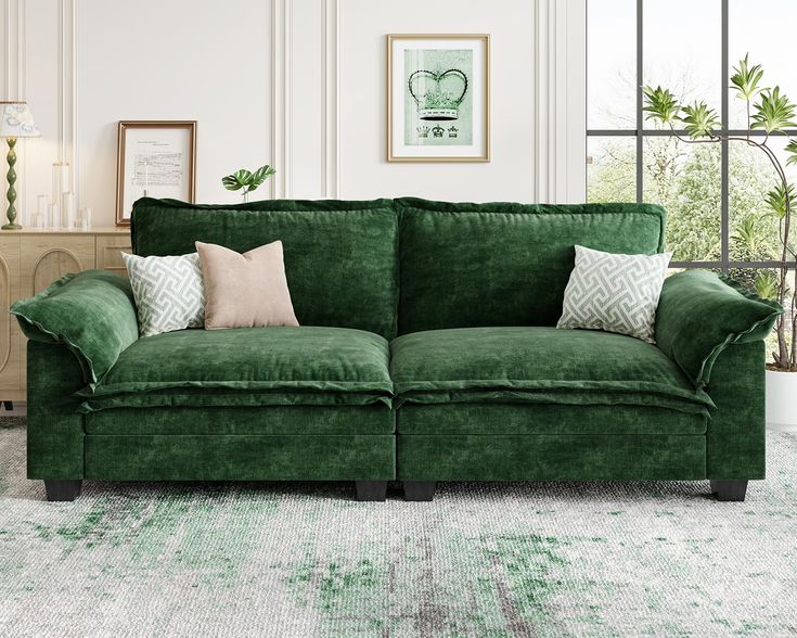warm home decor sofa with layered textures